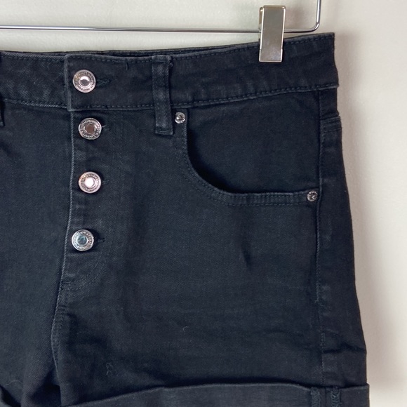 ✨3/$25✨ Dynamite High Waisted Black Jean Shorts - 27 - Picture 3 of 8